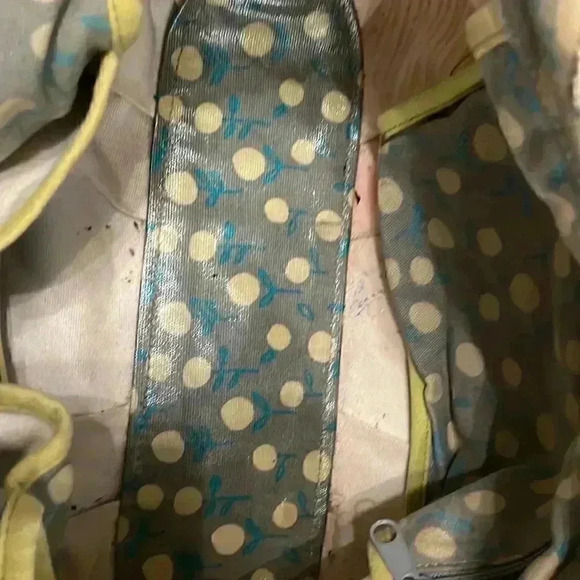 Fossil key per wax cloth, canvas leather shoulder mod bag - Picture 6 of 9